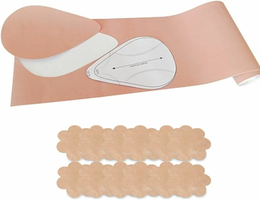 Sharmony Breast Lift Tape for Plus Size – DIY Boob Tape for Large Breasts, Body Sculpting & Support