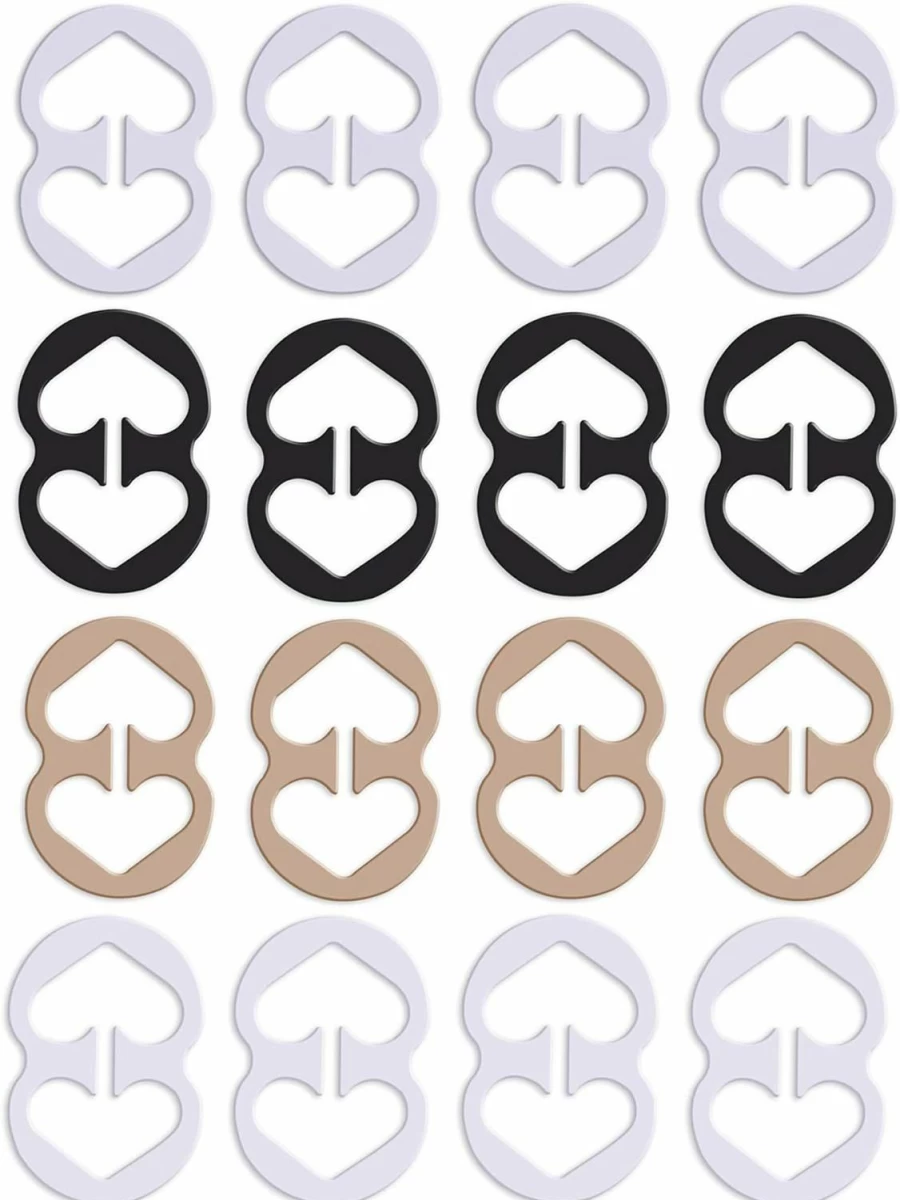 W-Plus 3-Hook Bra Extender & Strap Clips – Invisible Cleavage Control & Backless Bra Strap Holder for Concealed Support