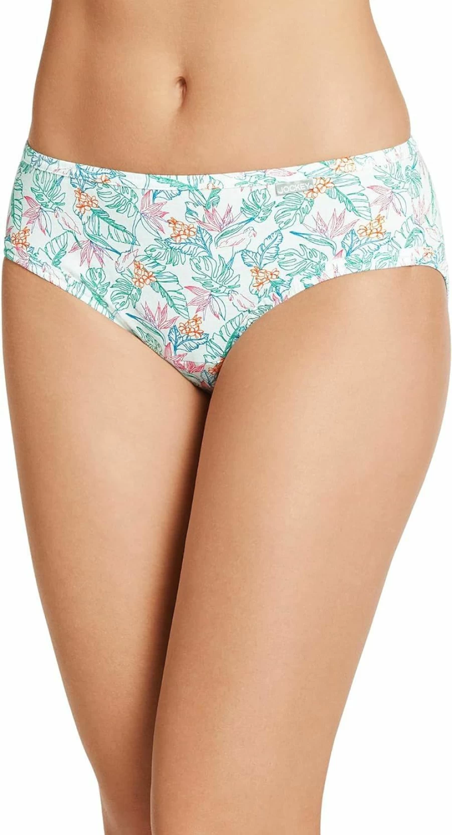 Jockey Women's Plus Size Elance Bikini Underwear - 3 Pack Comfortable Cotton Panties