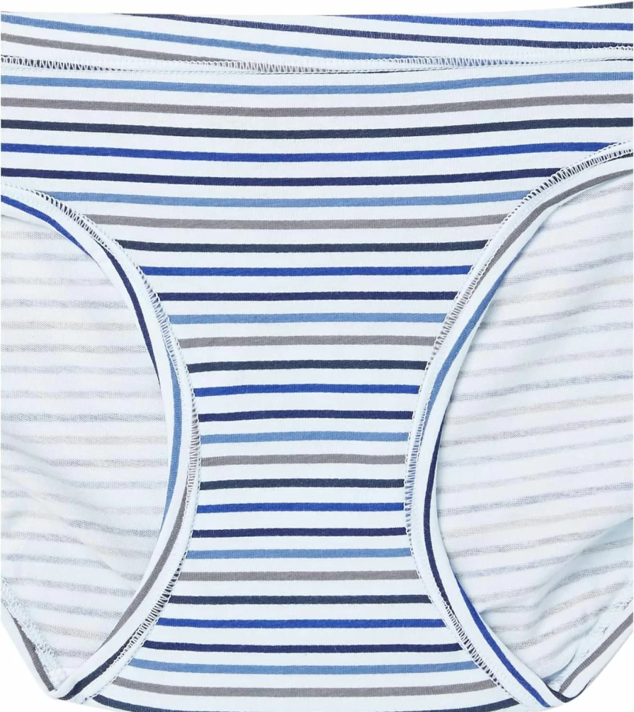 Hanes Women's Moisture-Wicking Bikini Panties 5-Pack - Breathable Cotton Underwear with Moderate Coverage (Assorted Colors)