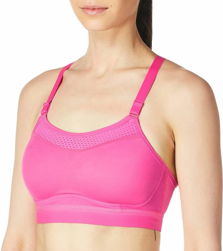 Champion Women's Maximum Support Wireless Sports Bra - Moisture-Wicking Workout Bra for High-Impact Activities