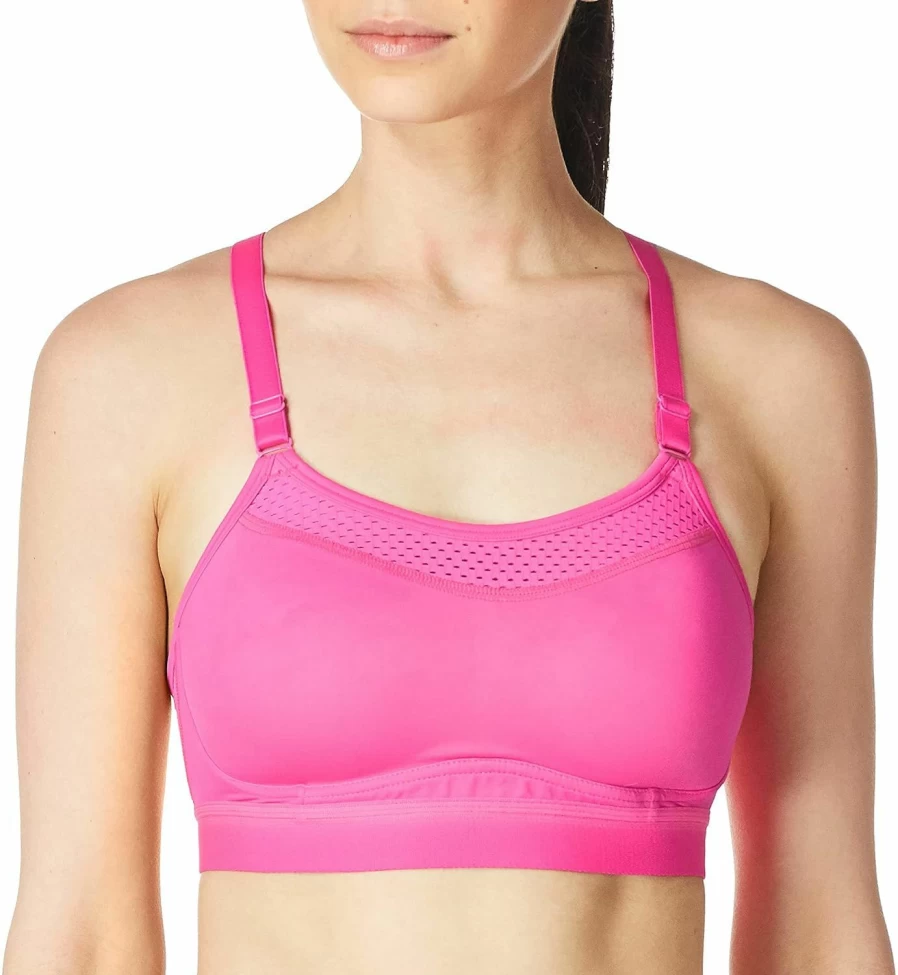 Champion Women's Maximum Support Wireless Sports Bra - Moisture-Wicking Workout Bra for High-Impact Activities