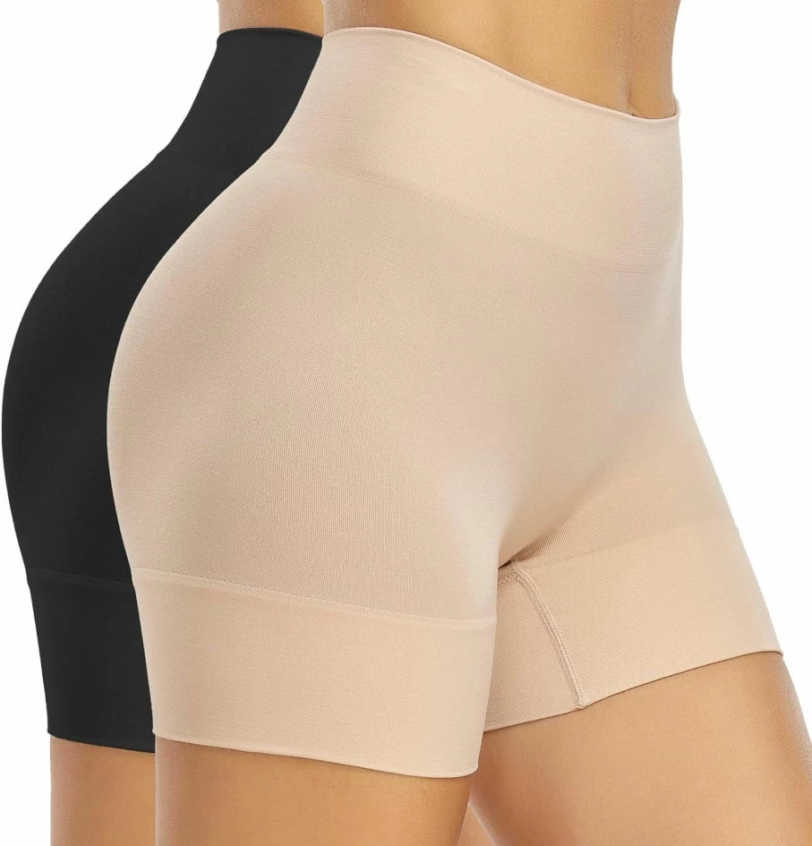 BESTENA Seamless Shapewear Shorts for Women - Anti-Chafing Boyshorts Under Dress Panties for Smooth Comfort