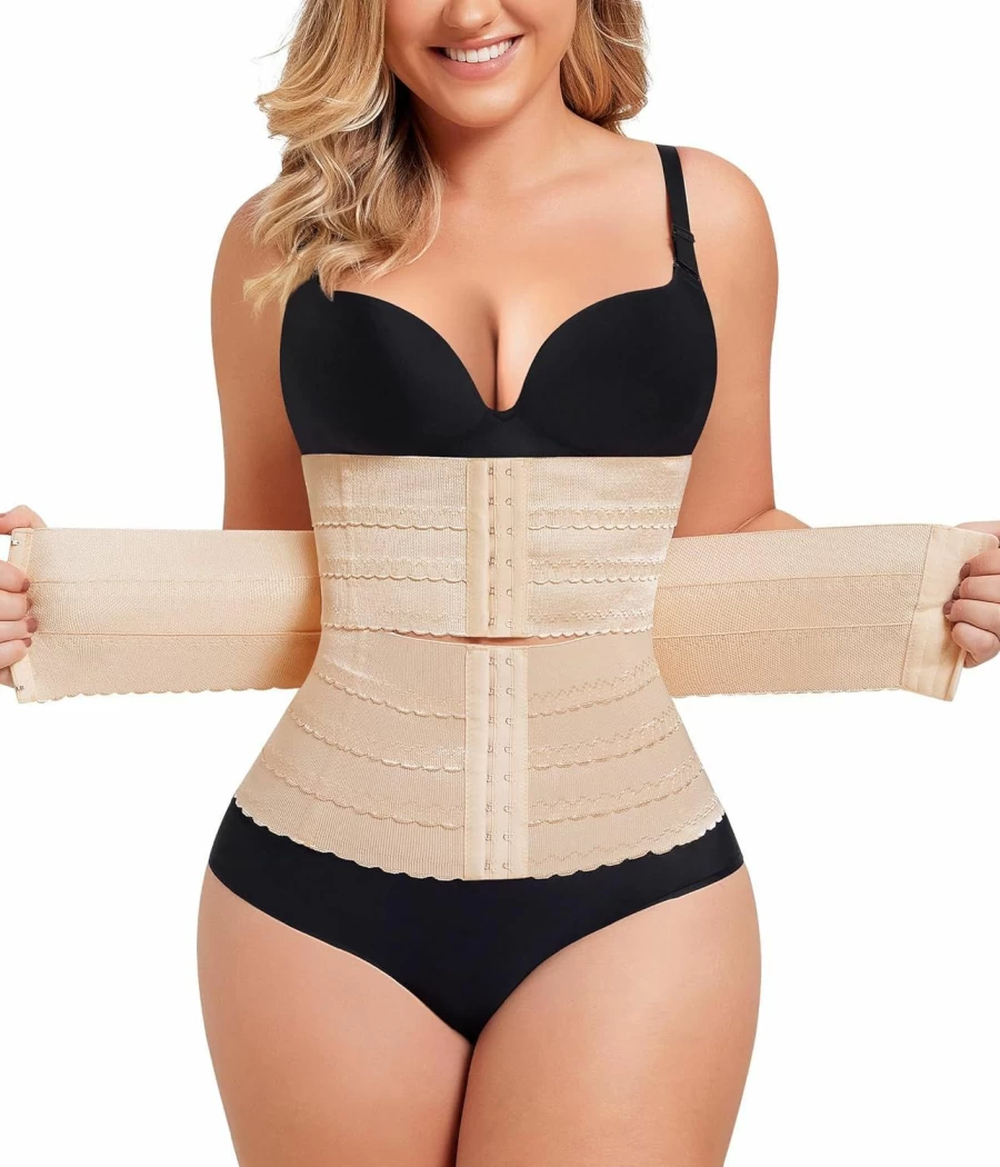 QACIVIQ Women's Waist Trainer & Cincher - Tummy Control Shapewear for Workout & Body Shaping