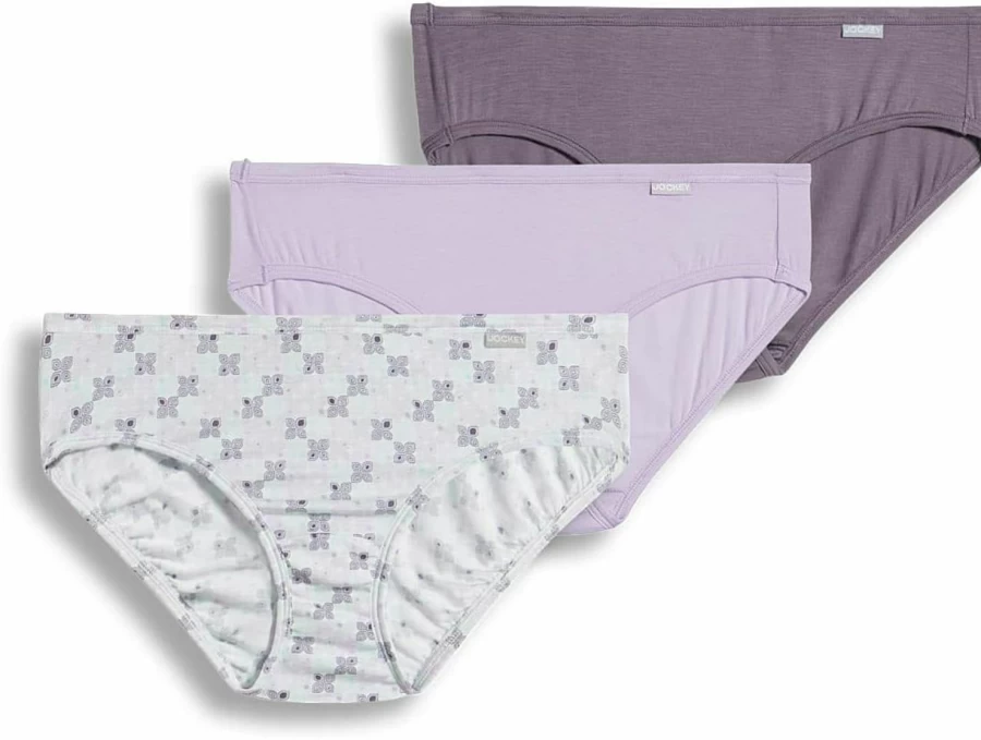 Jockey Women's Supersoft Bikini Underwear - Comfortable Cotton Panties for Everyday Wear