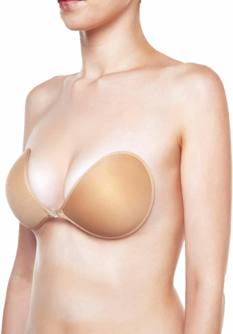 NuBra S900 Feather-Lite Super Padded Adhesive Bra - Lightweight Stick-On Push-Up Bra