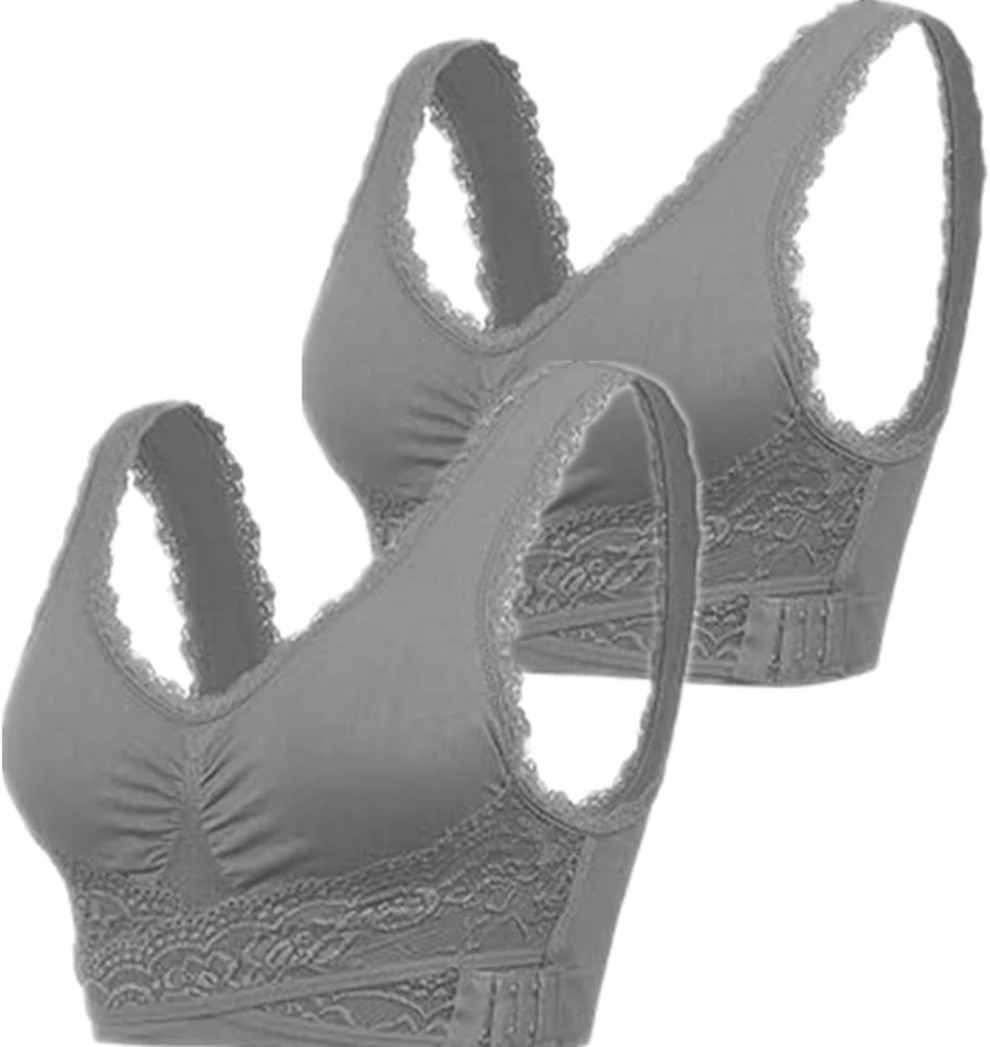 MOONMALLS Women's 3-Pack Wireless Push-Up Sports Bra - Adjustable Cross Front & Side Buckle, Seamless Yoga Bra for Comfort & Support