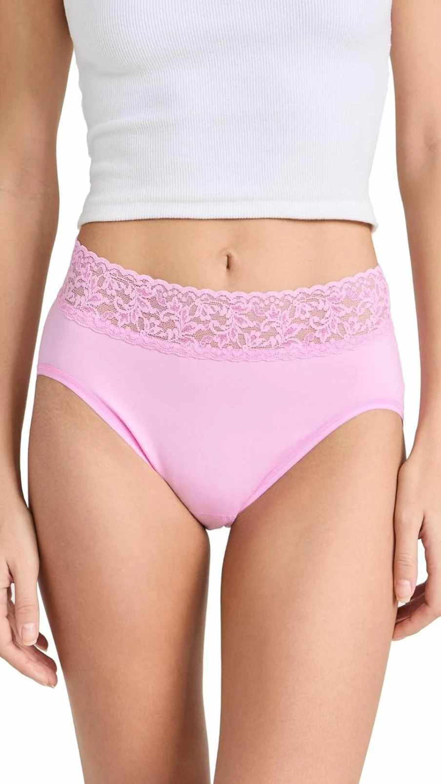 Hanky Panky Women's Cotton French Cut Brief Underwear - Comfortable & Breathable Panties