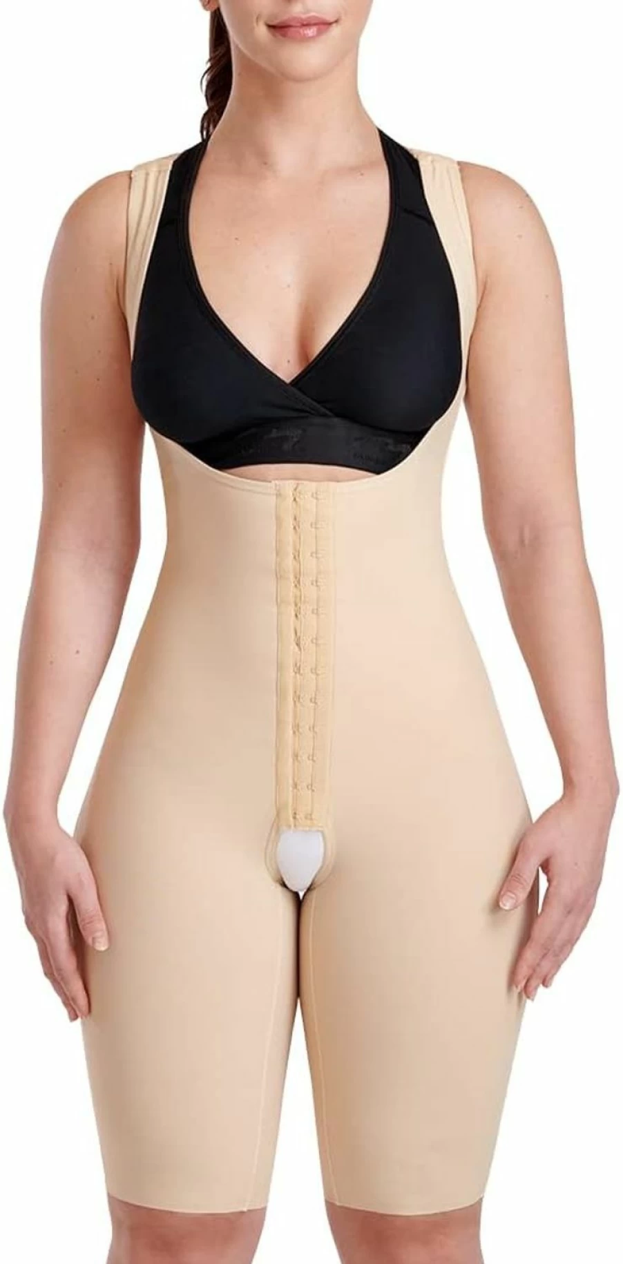 MARENA Post-Surgery Compression Bodysuit for Women - Tummy Control Short Length Shapewear by FCBHR