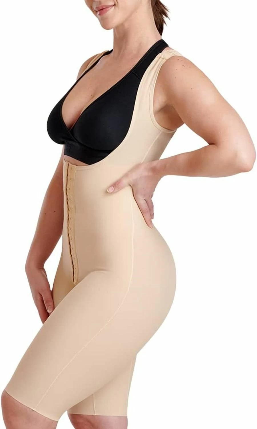 MARENA Post-Surgery Compression Bodysuit for Women - Tummy Control Short Length Shapewear by FCBHR