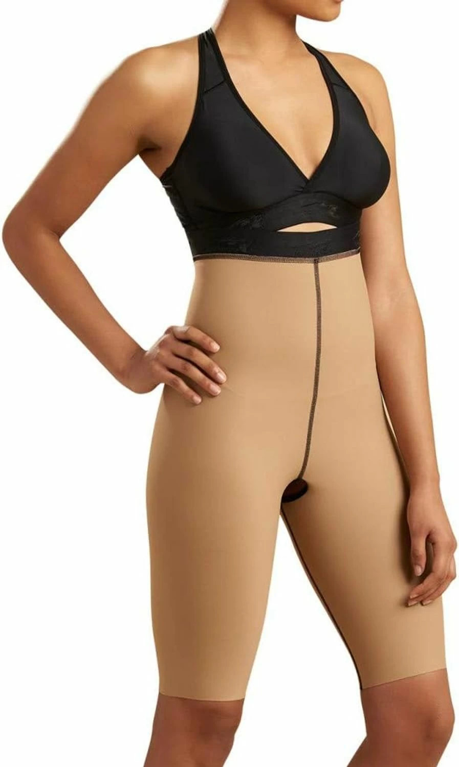MARENA High-Waist Tummy Control Girdle for Postpartum Recovery & Body Shaping - Stage 2 Compression Garment