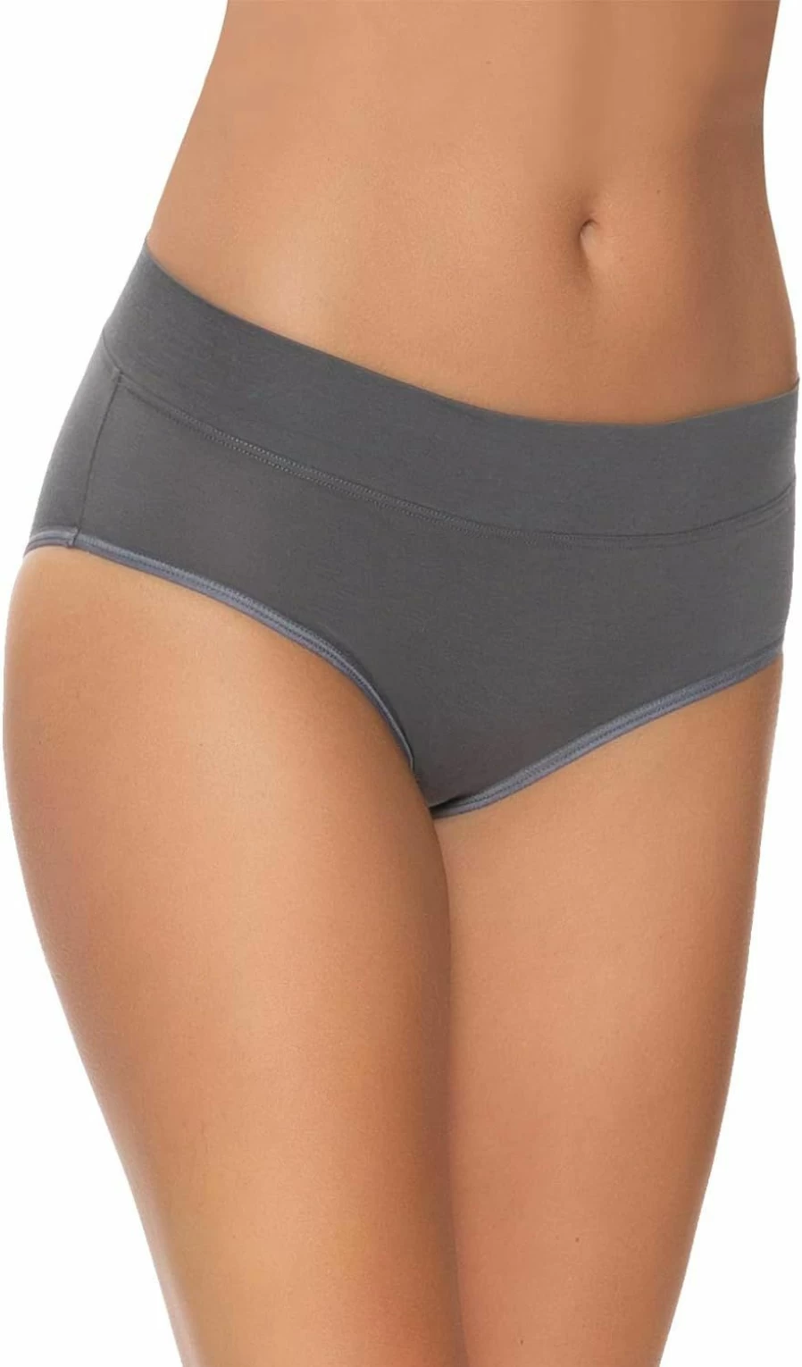 Felina Women's 5-Pack Seamless Pima Cotton Hipster Panties - Soft Comfortable Underwear