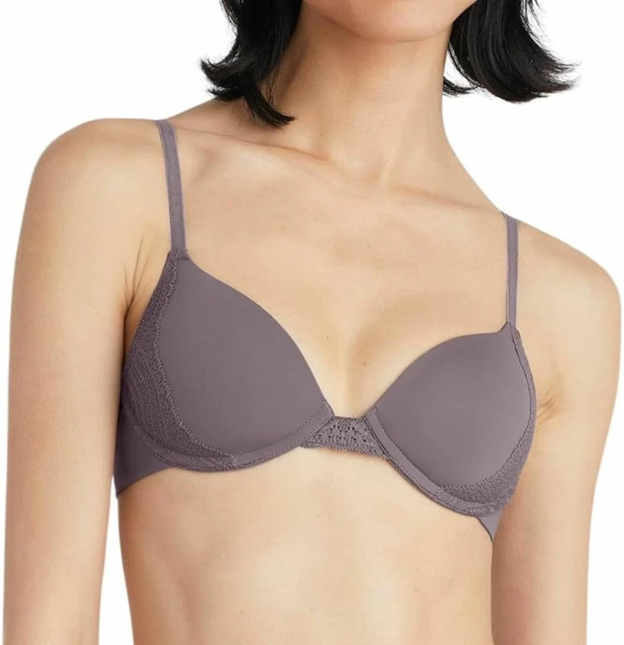 Pepper Women's Push Up Lace Bra with Underwire - Zero Gap Silky Comfort (30A-40B) - Lift & Enhance Lingerie