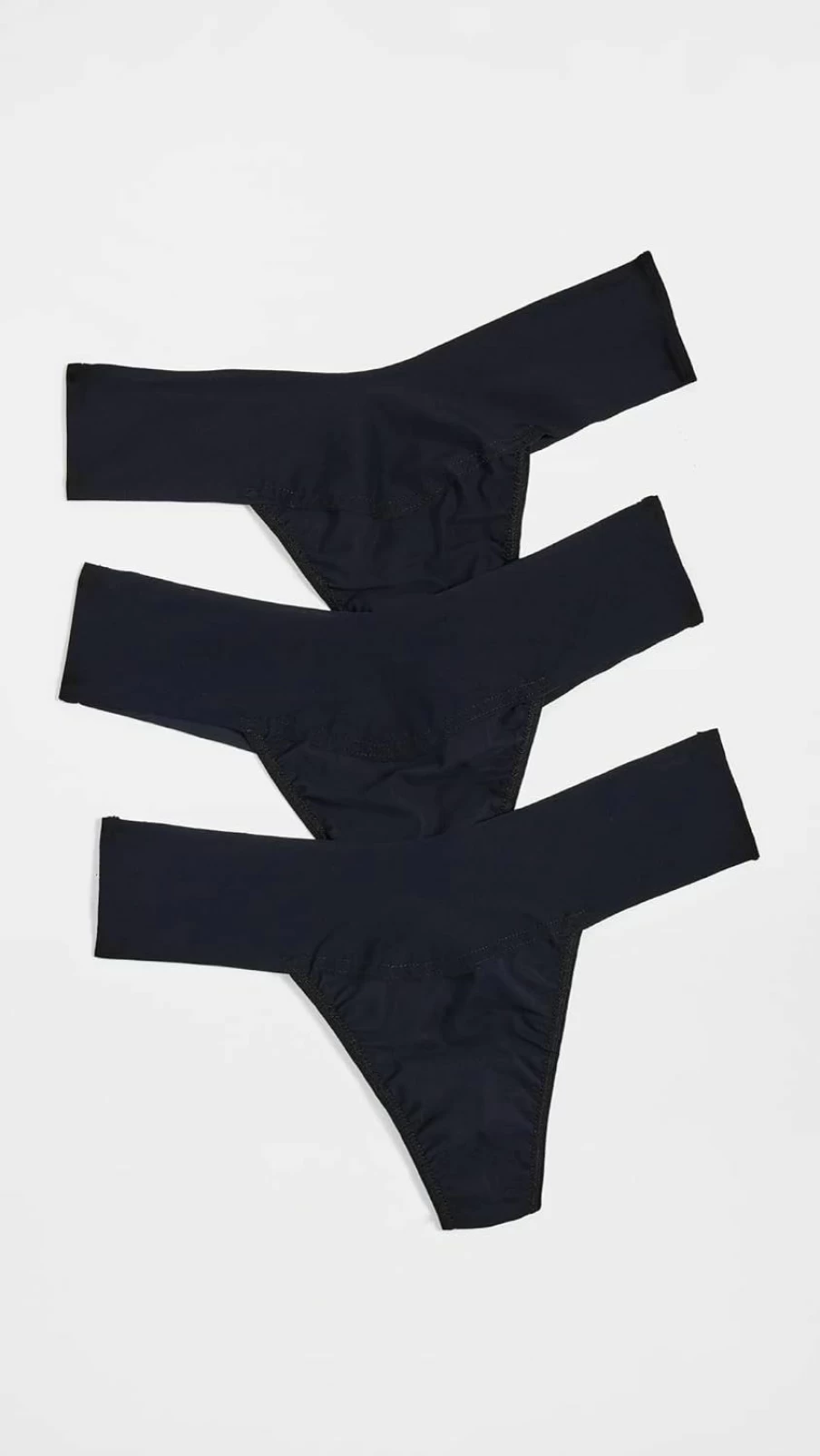 Hanky Panky Breathe Eve Natural Rise Thong 3-Pack - Soft Comfortable Women's Underwear