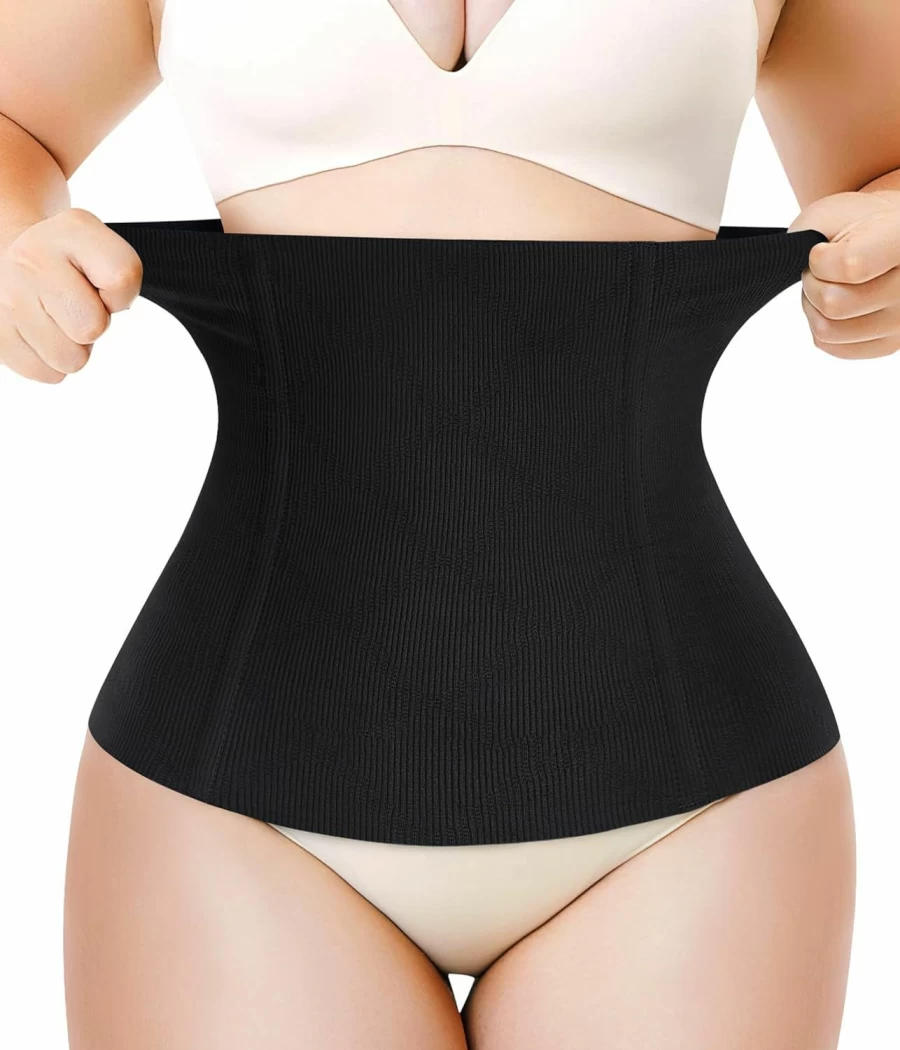 Nebility Plus Size Waist Trainer for Women - Postpartum Tummy Control Corset Girdle Body Shaper for Weight Loss & Shapewear