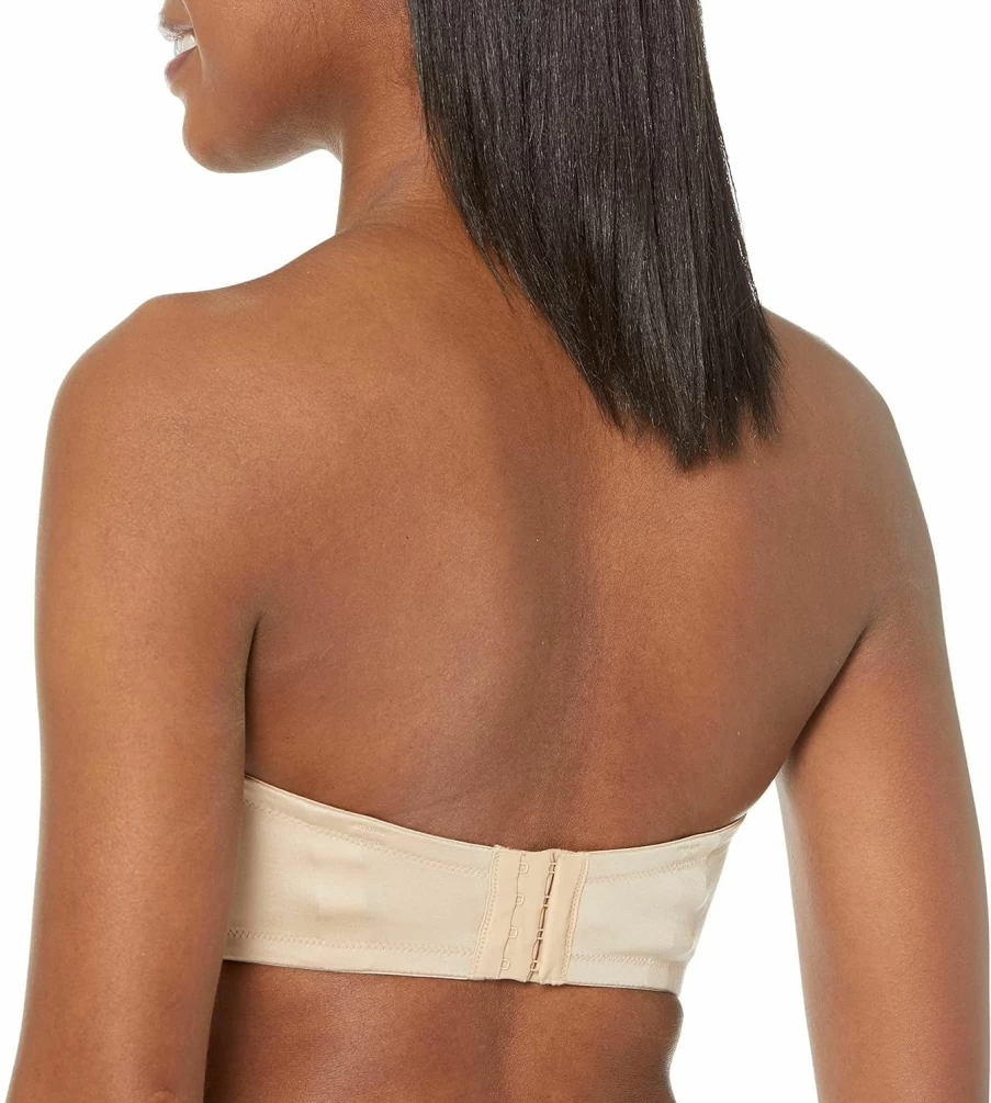 Bali Women's Smooth U Plunge Strapless Bra - 7-Way Multiway Convertible Underwire, Full Coverage, Stay-Put Design