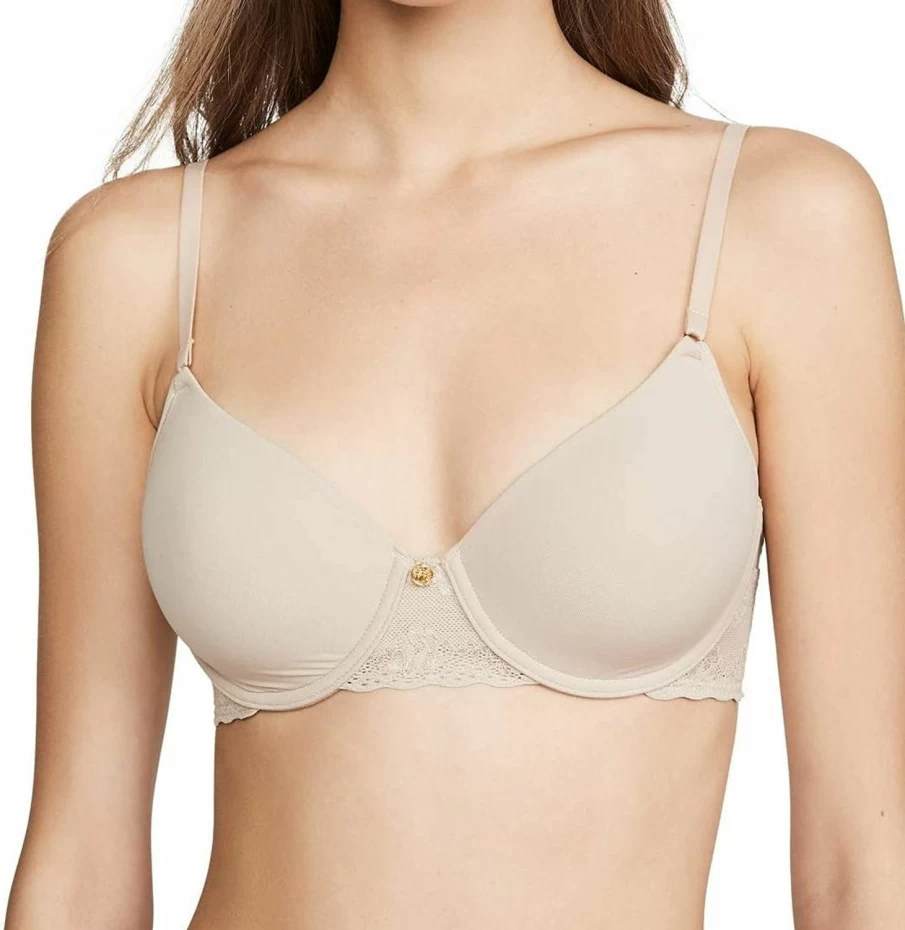 Natori Women's Bliss Perfection Underwire Bra - Comfortable Contour Support Lace Demi Cup