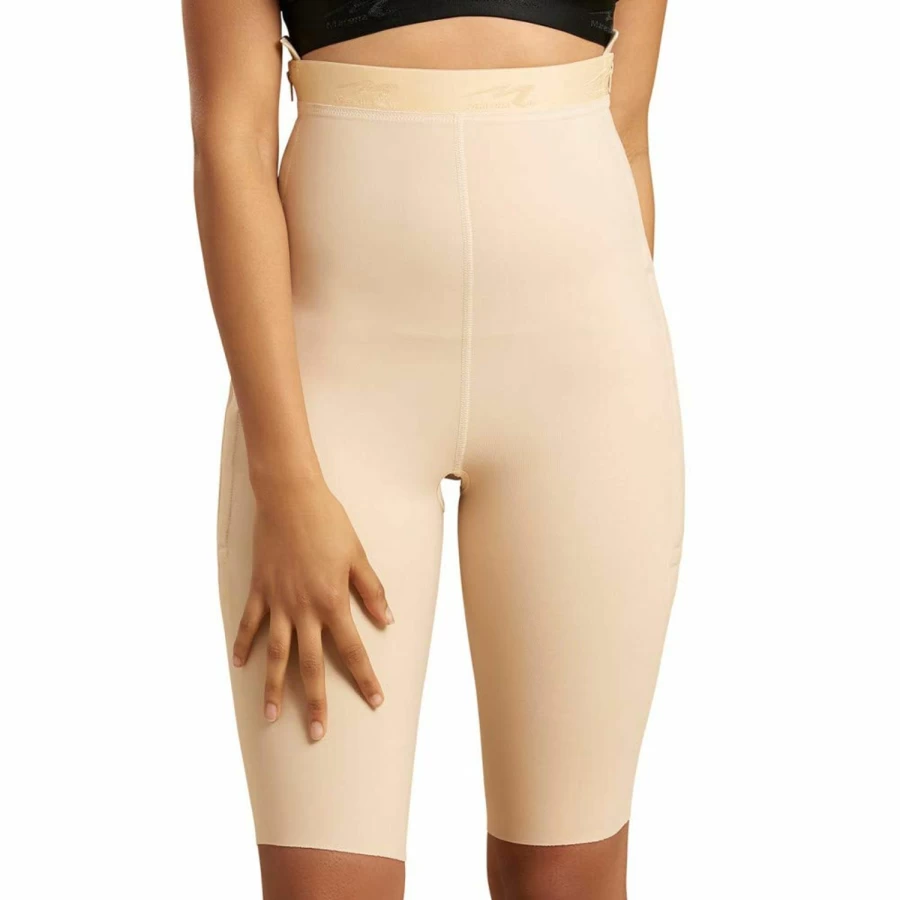 MARENA Stage 1 Post-Surgery High-Waist Compression Girdle - Medium, Beige, LGS Recovery Shapewear