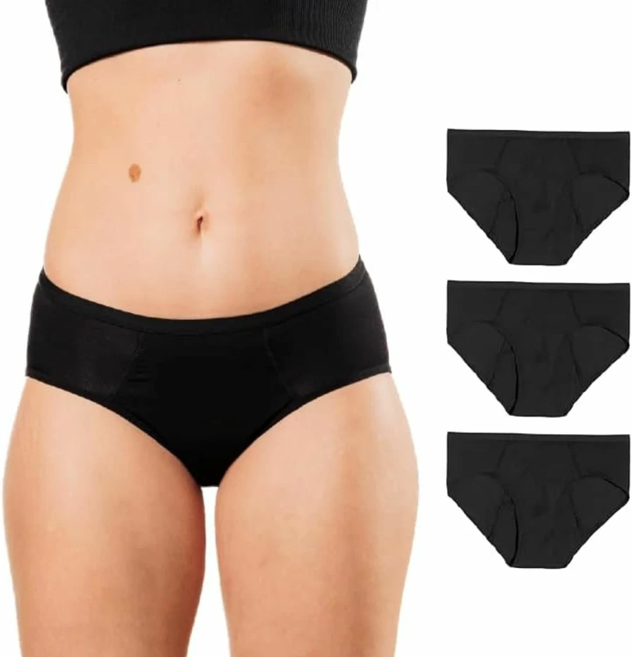 Bambody Period Underwear for Women: Super Absorbent, Leak-Proof Menstrual & Bladder Control Panties - Soft, Breathable Fabric - Replaces 4 Tampons