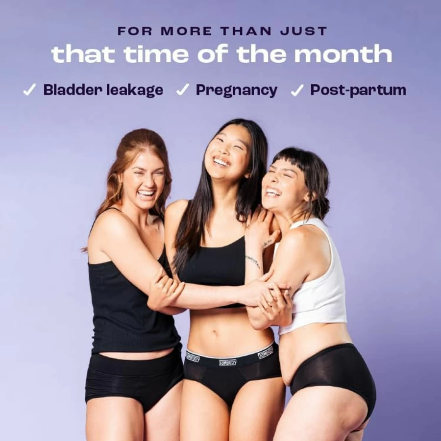 Bambody Period Underwear for Women: Super Absorbent, Leak-Proof Menstrual & Bladder Control Panties - Soft, Breathable Fabric - Replaces 4 Tampons