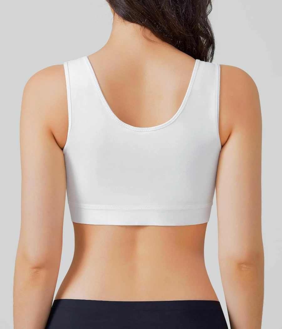 BRABIC Front Closure Post-Surgery Bra for Women – Mastectomy Recovery with Removable Support Band & Comfort Fit