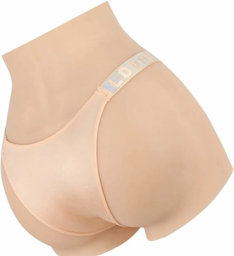 Mtoye Silicone Hip Enhancer Pants for Crossdresser & Transgender - Fake Butt Lift Underwear for Drag Queen & Male to Female Shapewear