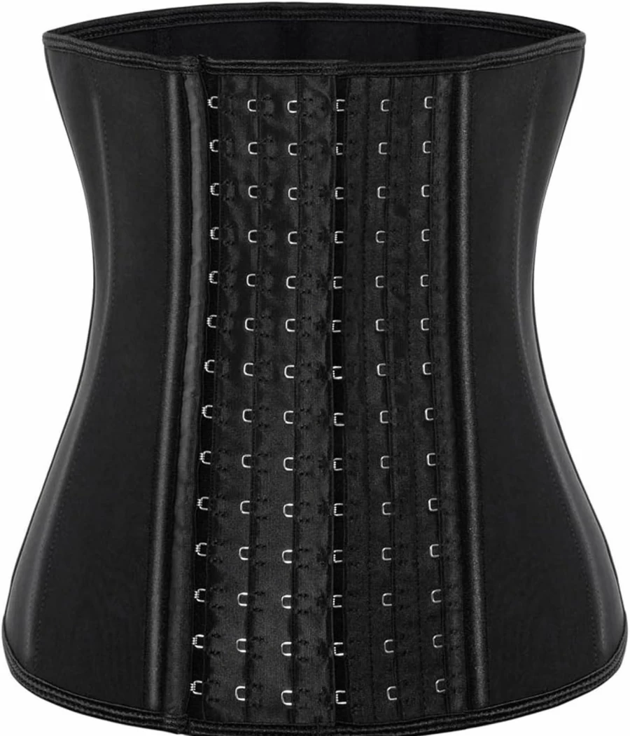 ECOWALSON Women's Waist Trainer Corset with Steel Bones - Body Shaper Girdle for Tummy Control & Posture Support