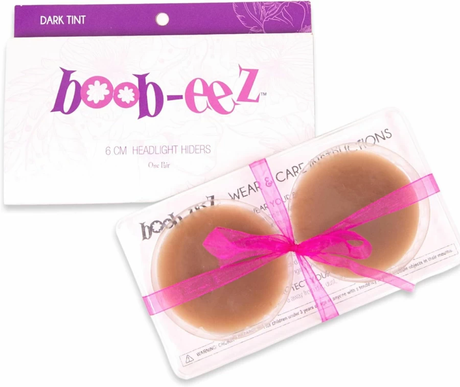 Boob-Eez Reusable Silicone Nipple Pasties - Thin, Comfortable Headlight Covers for Discreet Coverage