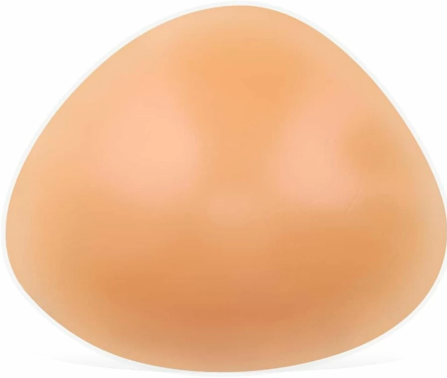 ONEFENG Silicone Breast Form for Mastectomy - Triangle Prosthesis, Concave Bra Enhancer Insert (1 Piece)