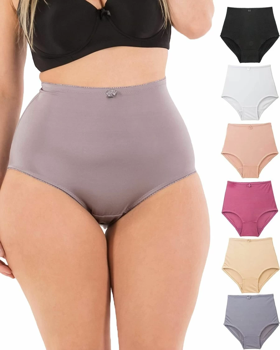 Barbra Lingerie Women's High-Waist Tummy Control Panties - Shapewear Girdle for Smoothing & Slimming