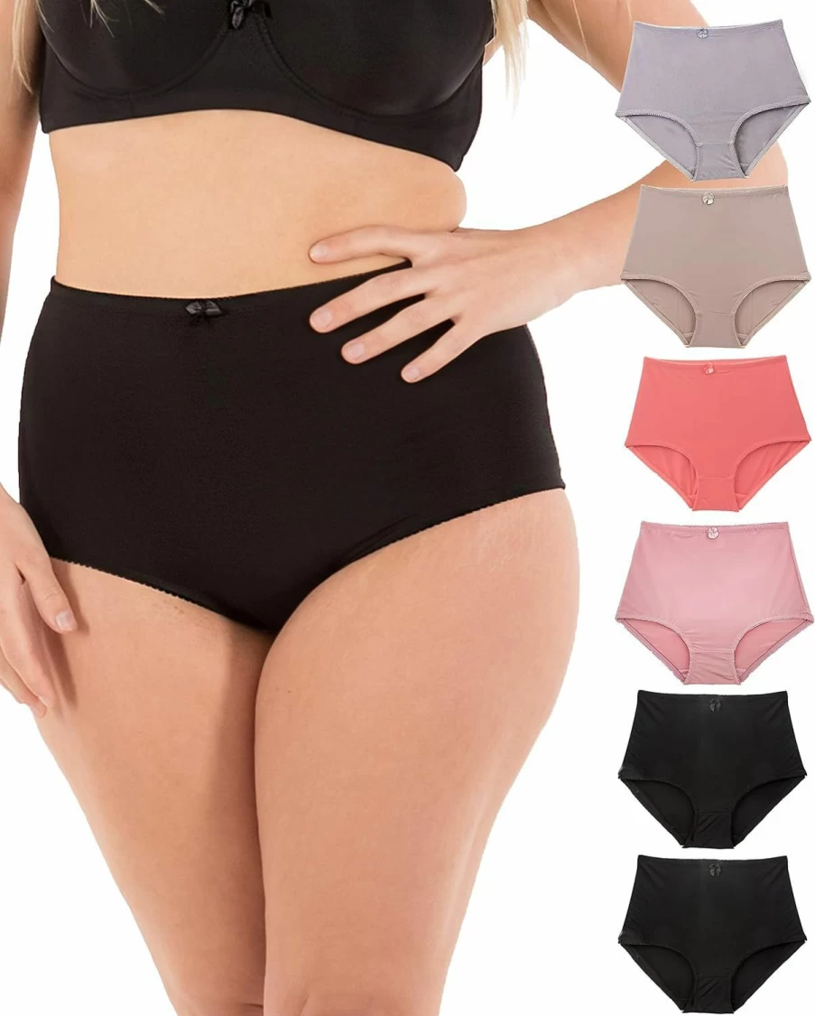Barbra Lingerie Women's High-Waist Tummy Control Panties - Shapewear Girdle for Smoothing & Slimming