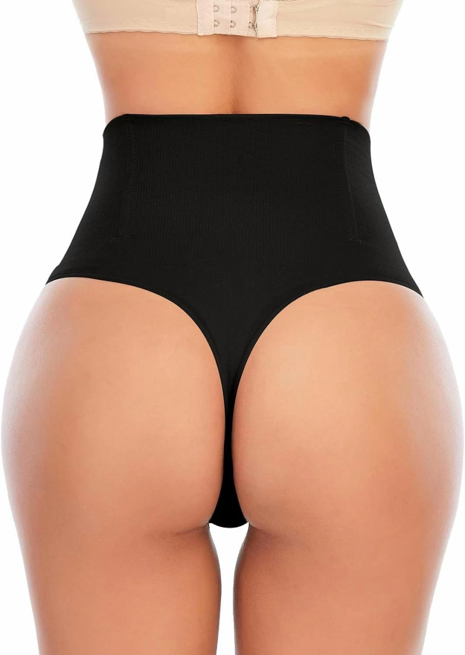 Werena Seamless Tummy Control Shapewear Thong for Women - Body Shaper Panties