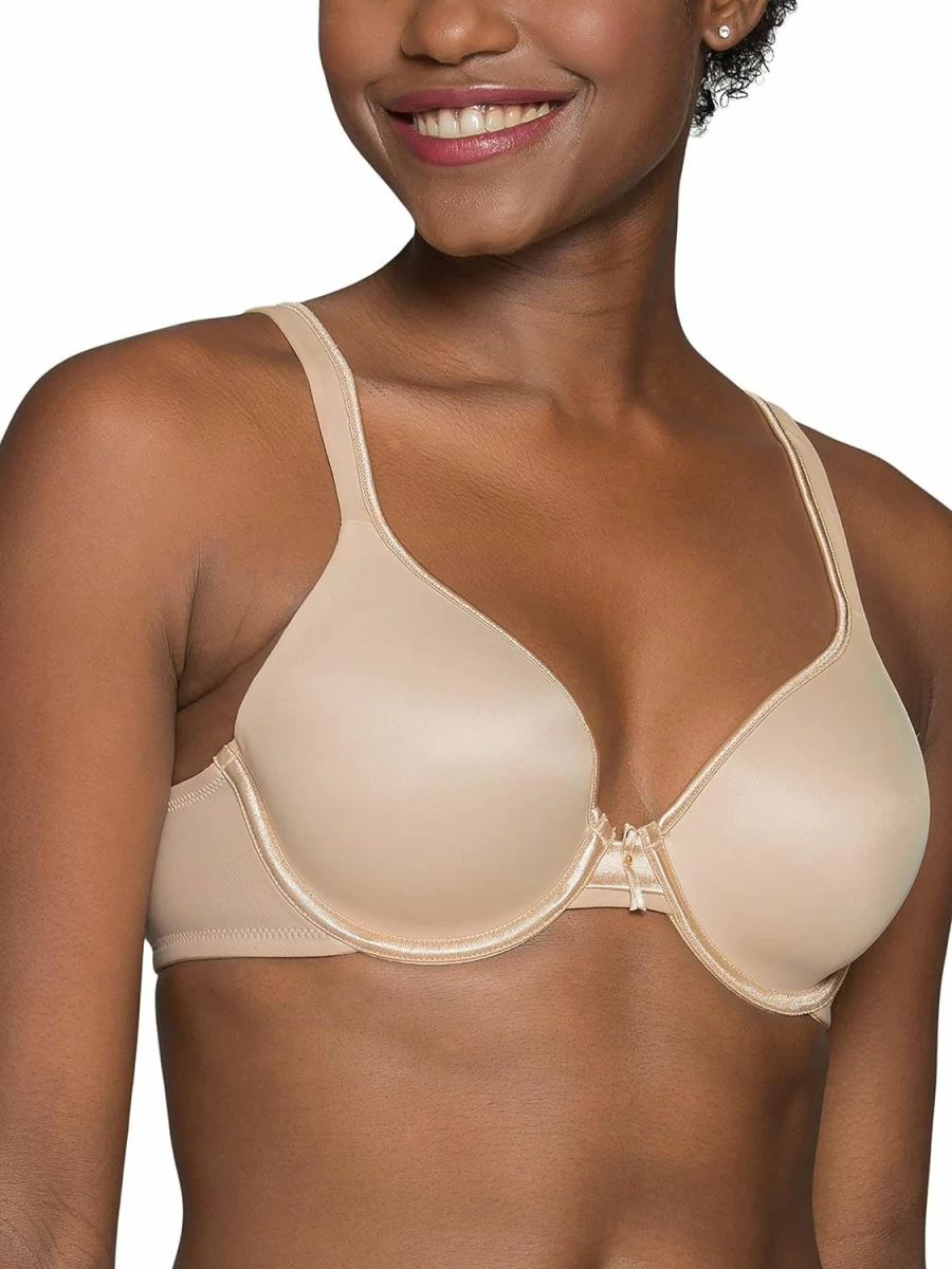 Vanity Fair Women's Full Coverage Lightly Lined Bra with 2-Way Convertible Straps for Comfort & Support Up to DD Cup