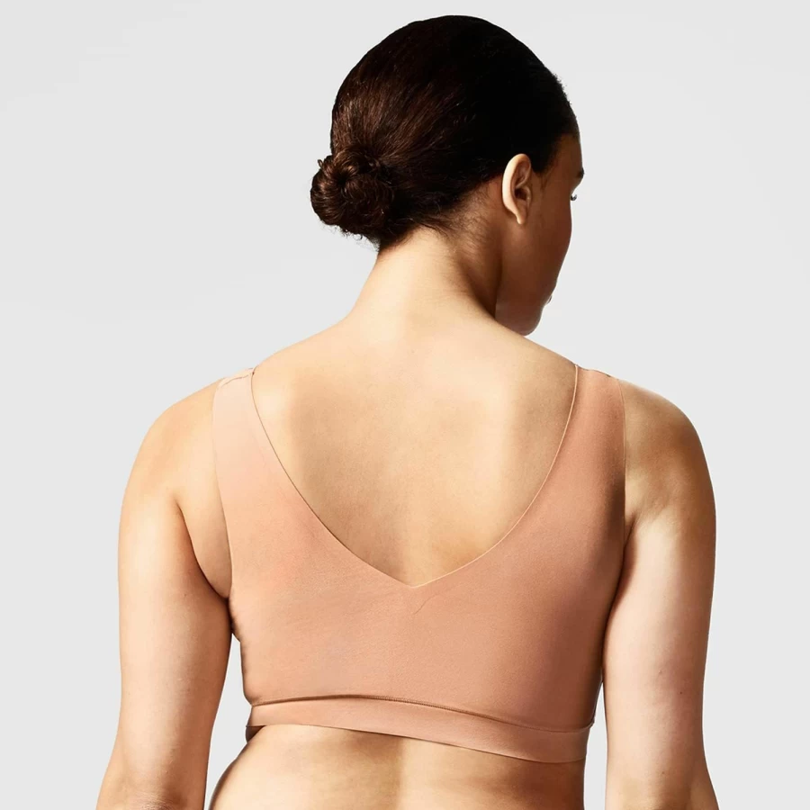 Chantelle Women's Comfort Stretch V-Neck Padded Bra - Soft Support Everyday T-Shirt Bra