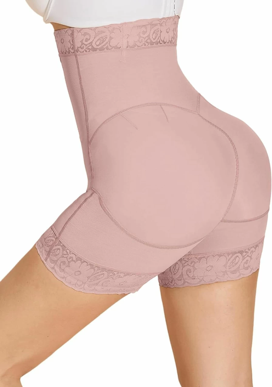 SHAPSHE High Waist Tummy Control Shapewear Shorts for Women - Butt Lifting Body Shaper Compression Underwear for Dresses