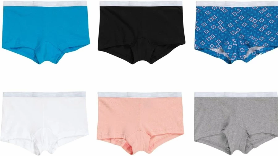 Hanes Women's Cotton Boyshort Underwear 6-Pack - Soft Comfortable Sporty Briefs Multipack Assorted Colors