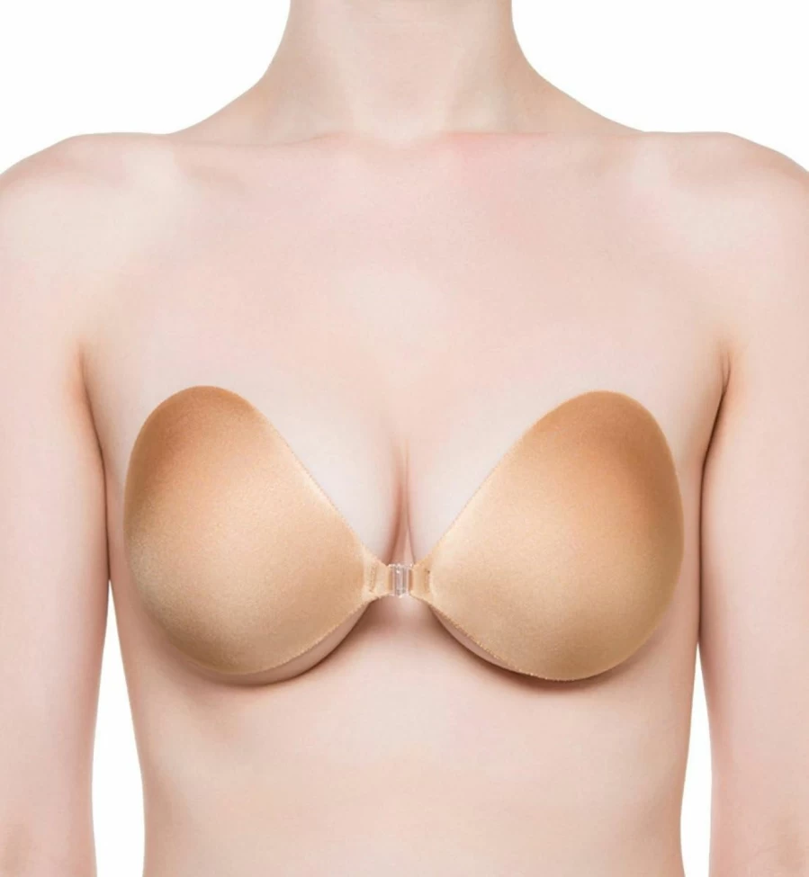 NuBra Original Seamless Invisible Adhesive Bra - Comfortable & Reusable Strapless Sticky Bra for Women