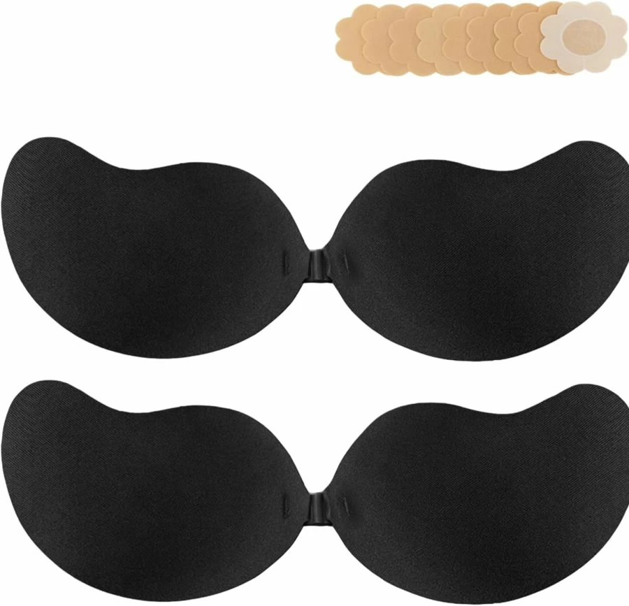 Apriddeo 2024 Invisible Push Up Bra - Super Sticky, Backless, Self Adhesive, Reusable for Breast Lift