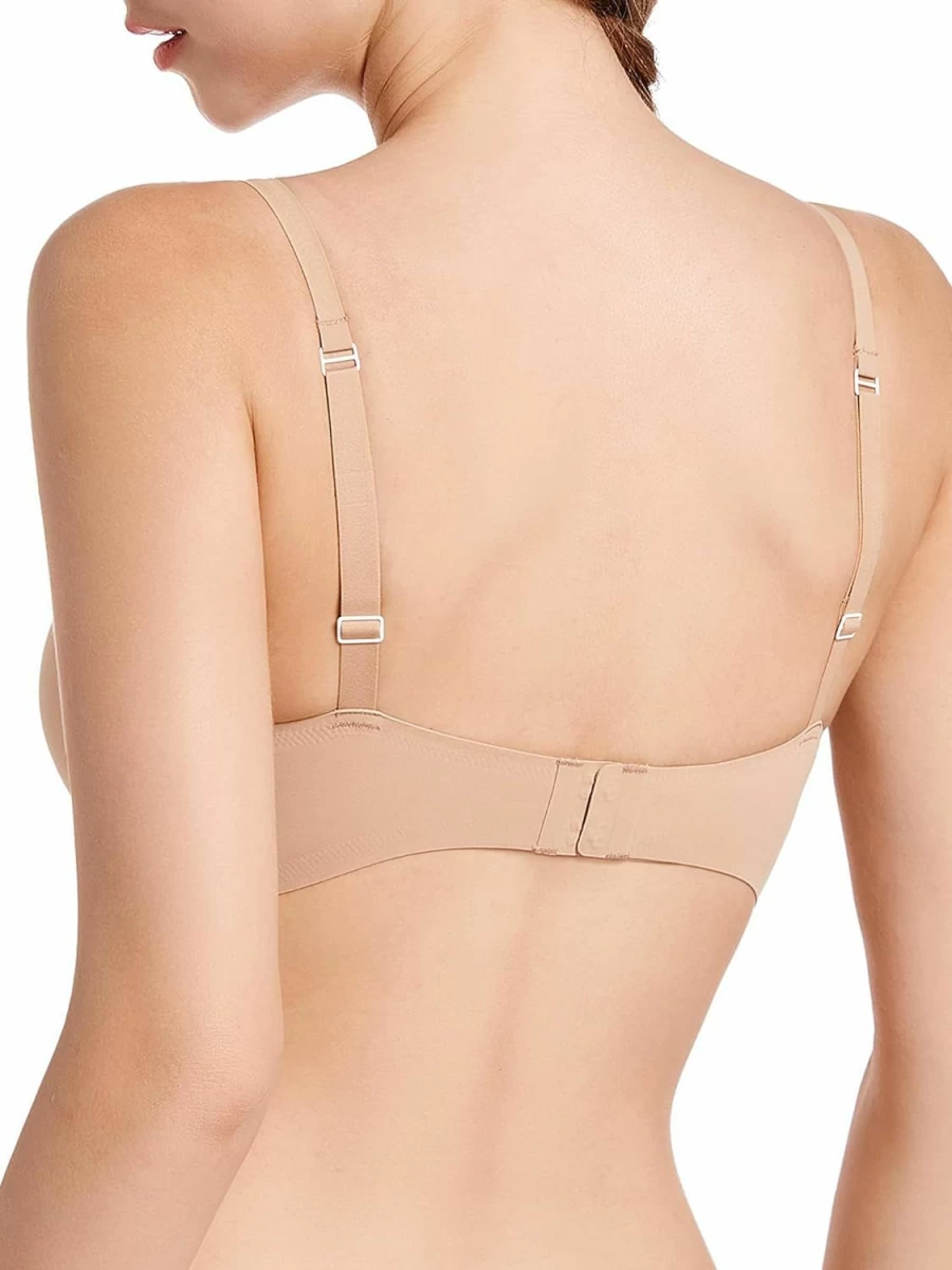 SHAPERX Wireless Scoop Bra for Women - Seamless Comfort, Removable Pads, Small to Plus Size Everyday Bra