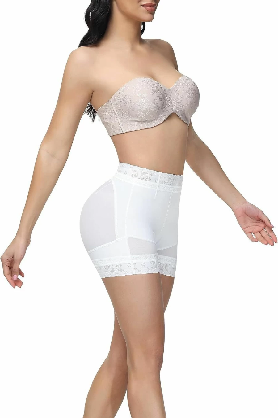 "SHAPSHE Women's Butt Lifting Shapewear Shorts - Tummy Control Body Shaper for Slimmer Waist & Enhanced Curves"