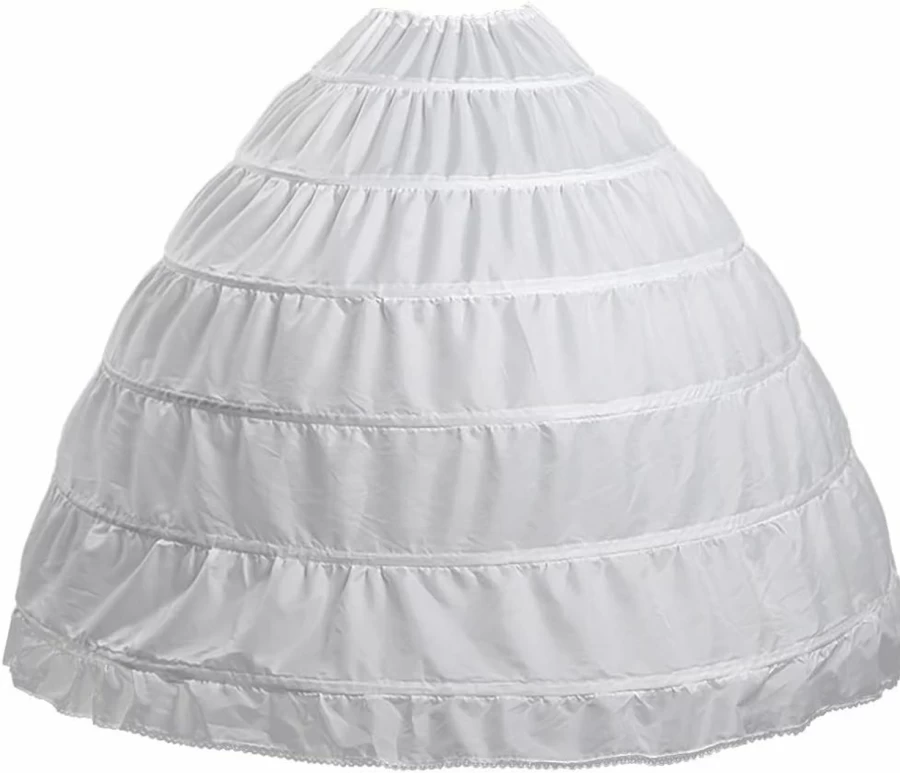 VeMee Women's Wedding Petticoat Crinoline Underskirt - Bridal Slip for Ball Gown & Formal Dresses