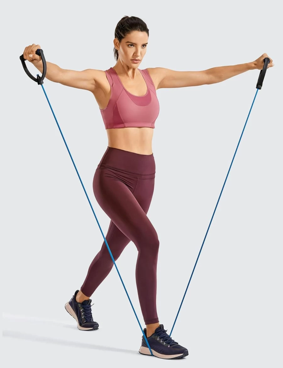 SYROKAN High Support Sports Bras for Women - Wireless Racerback Running Bra with Mesh Panels for Full Coverage & No Bounce