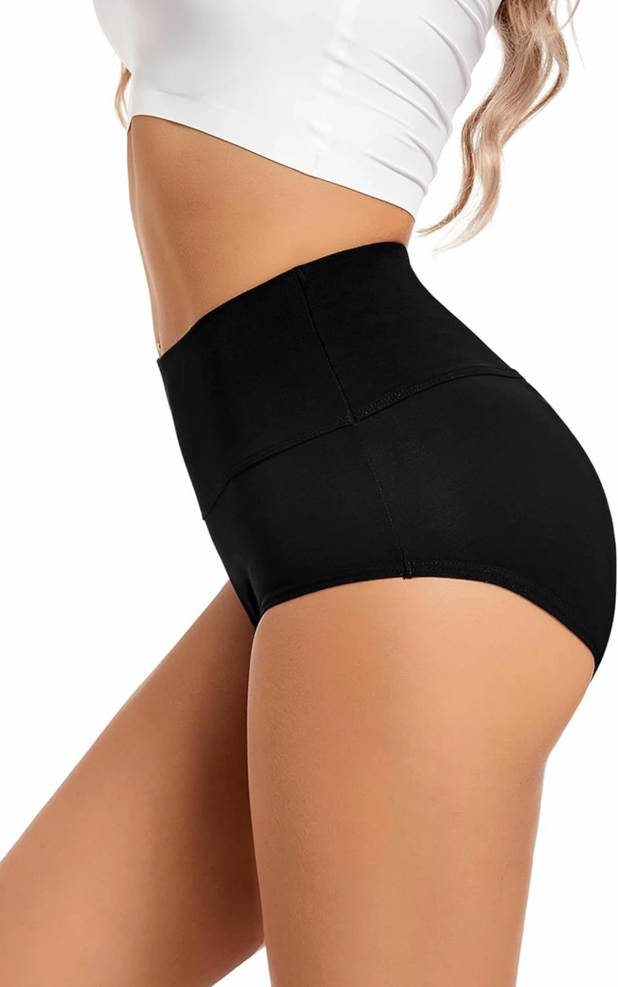 EcoPeriod High Waist Menstrual Underwear for Women - Heavy Flow, Postpartum & Leakproof Period Panties
