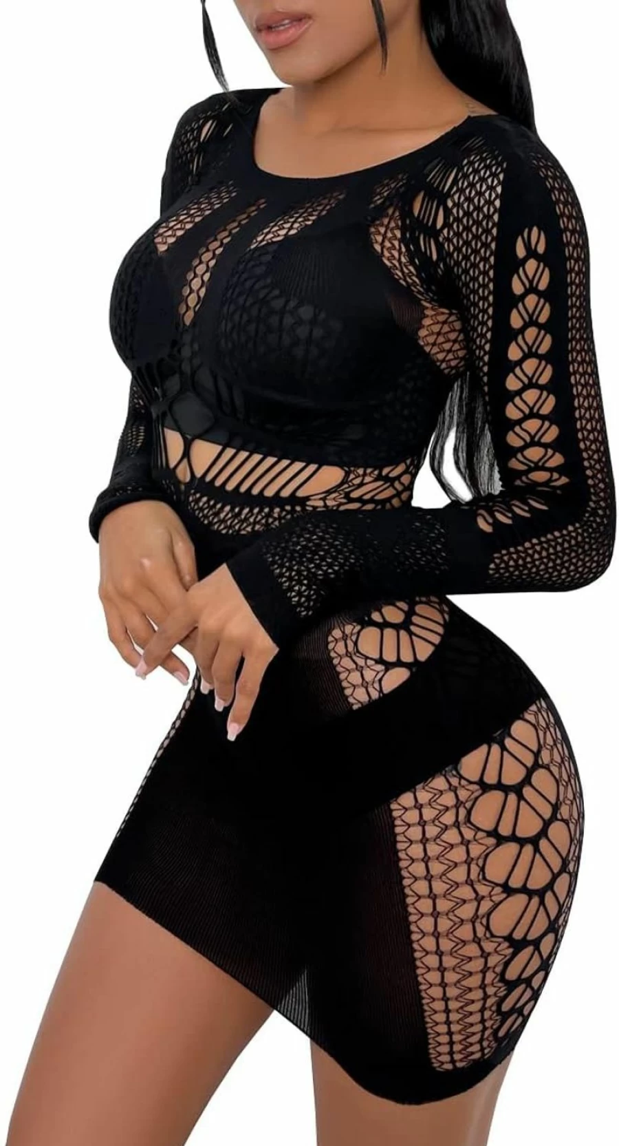 Buitifo Women's Sexy Lingerie Babydoll Night Dress - Elegant Party Clubwear, Bodycon Mini Dress for Women