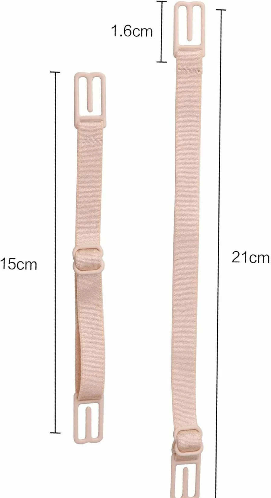 JIAKAI Women's Racerback Bra Strap Holder - Elastic, Non-Slip, Conceals Straps for Comfort & Support