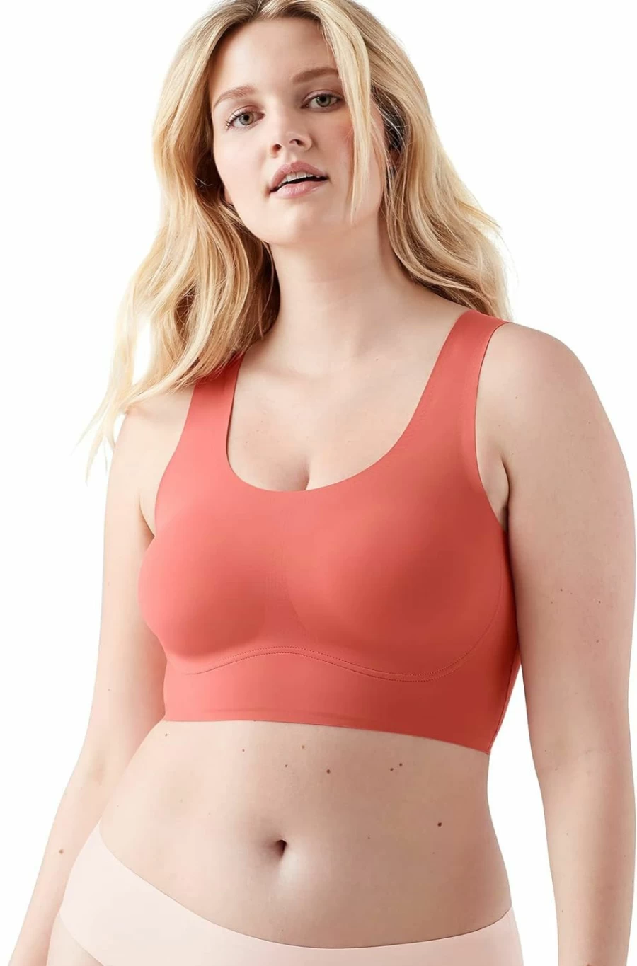 True & Co Women's True Body Lift Scoop Neck Bra - Comfortable Supportive Wireless Bra for Everyday Wear
