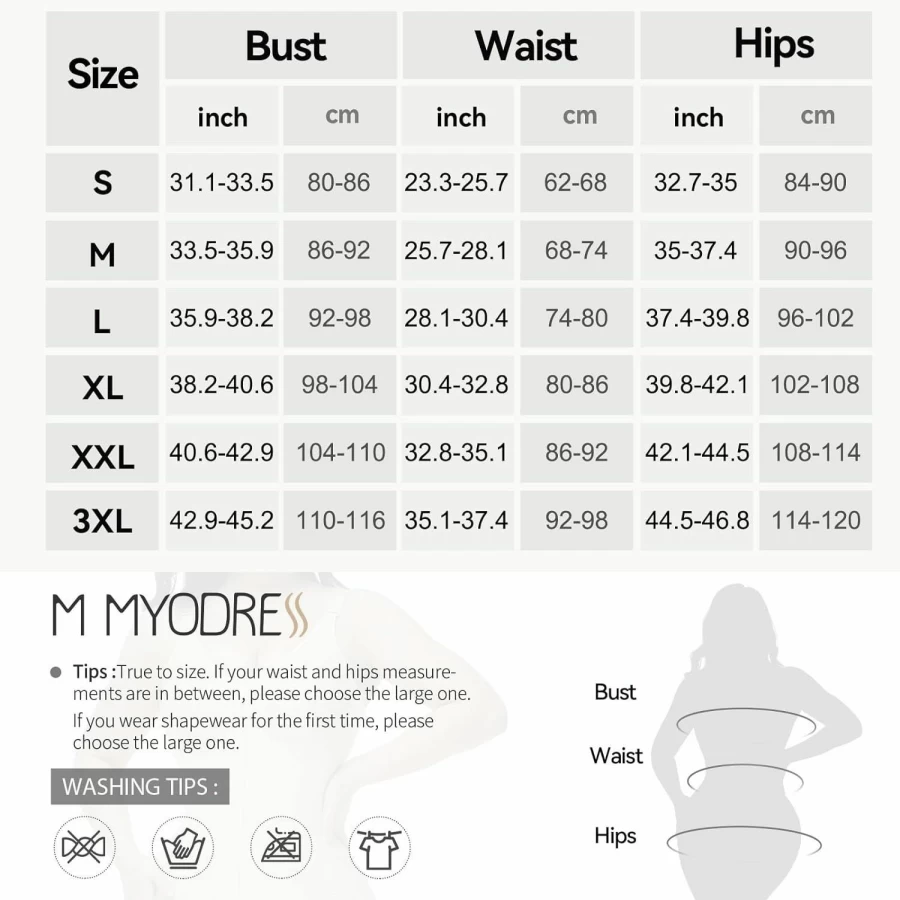 M MYODRESS Colombian Fajas Shapewear for Women – Post Surgery Compression Garment, Tummy Control Body Shaper, Butt Lifter for Tummy & Waist Training