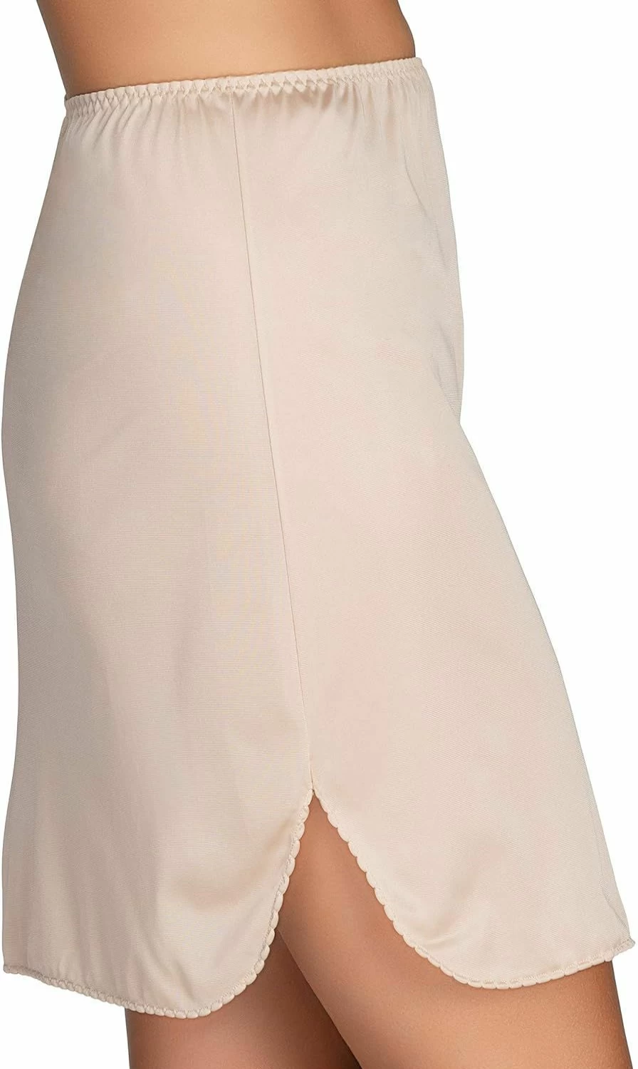Vanity Fair Women's Anti-Static Half Slip - Nylon Under Dress Slip for Comfort & Static Control