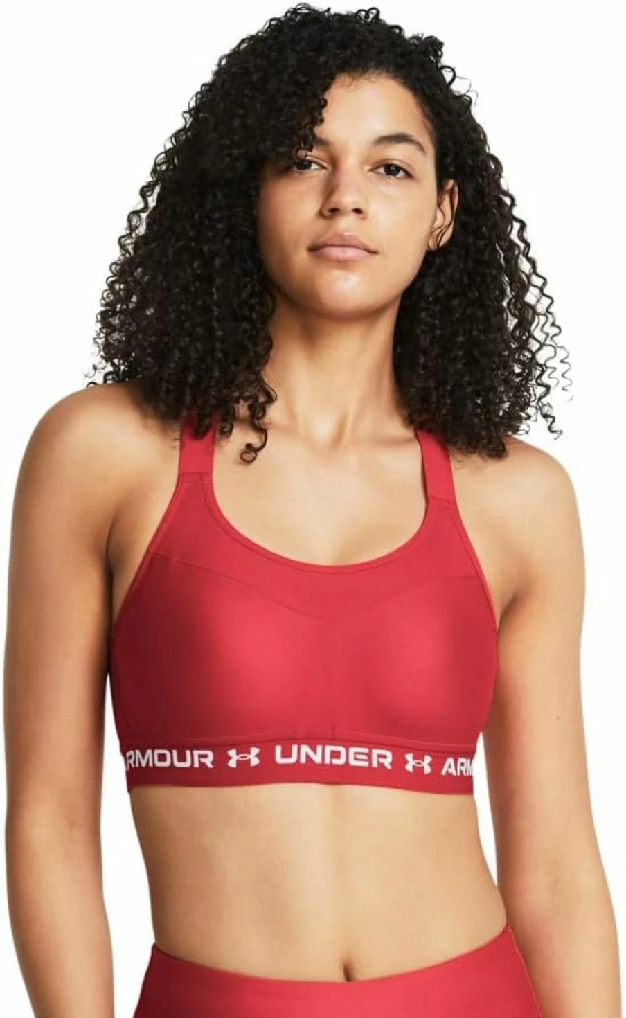 Under Armour Women's High Impact Crossback Sports Bra - Supportive Workout Top for Running & Fitness