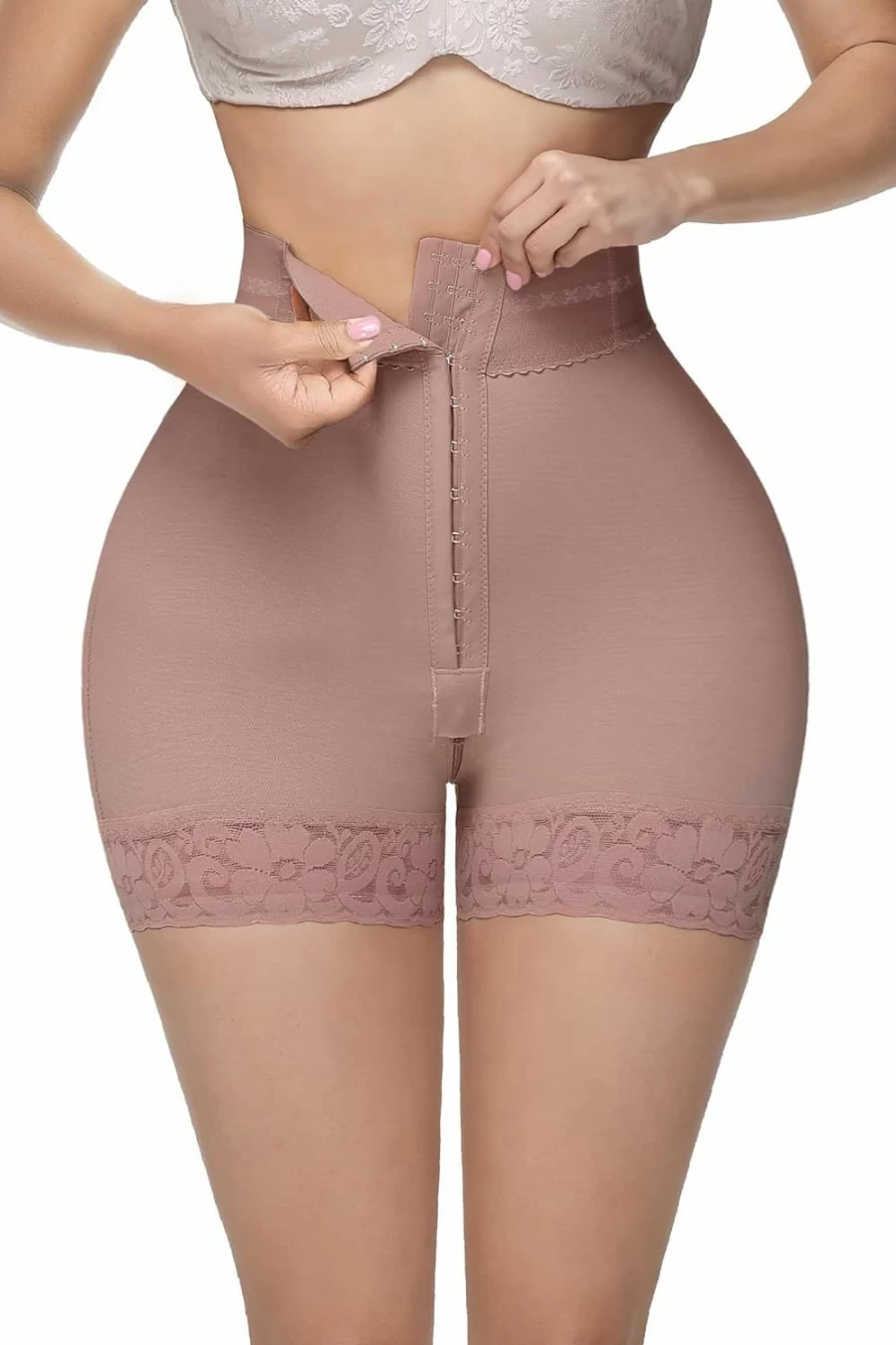 SHAPSHE High Waisted Tummy Control Shorts for Women - Butt Lifting Body Shaper Panties with Thigh Slimming Shapewear